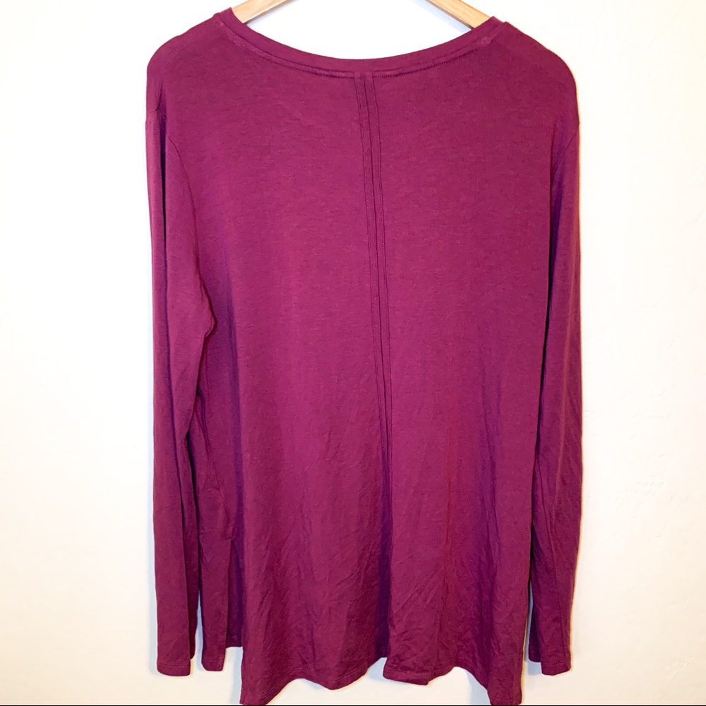 Athleta Threadlight Layering Tee Large - image 3